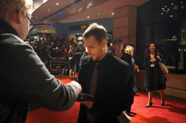 Sam Rockwell 15 Ekim 2010 'da Londra' da Hüküm Gala 'sında