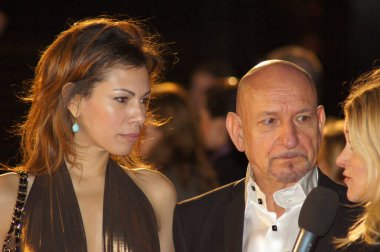 Sir Ben Kingsley 21 Ekim 2010 'da Londra' daki King 's Speech Premiere' de