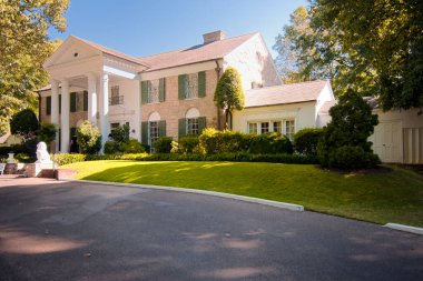 Elvis Presley 'in Graceland' i, Memphis TN
