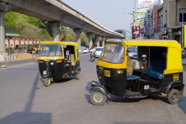 Bangalore otomatik çekiş görünümü, ulaşım kavramı 