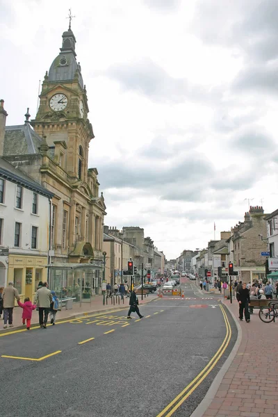 Einkaufsmöglichkeiten Der Nähe Des Rathauses Von Kendal Cumbria — Stockfoto