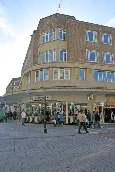 Kupujący Exeter City Centre — Zdjęcie stockowe