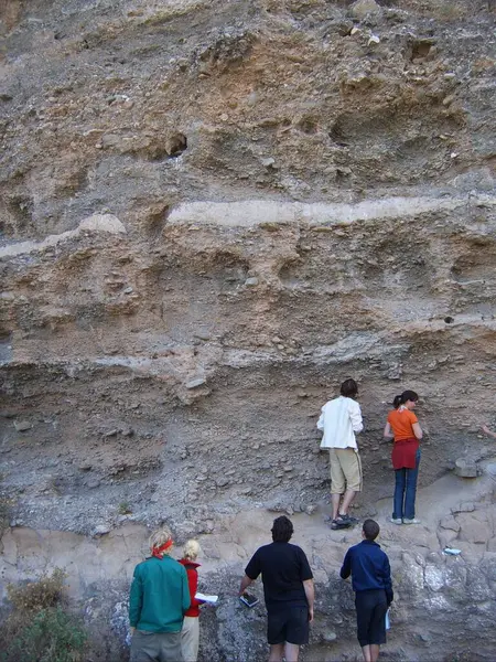Geology Students Travel Place Background — Stock Photo, Image