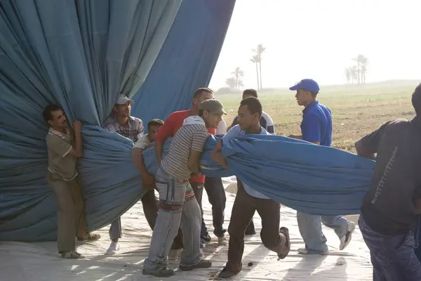 Ballonvaart Luxor — Stockfoto