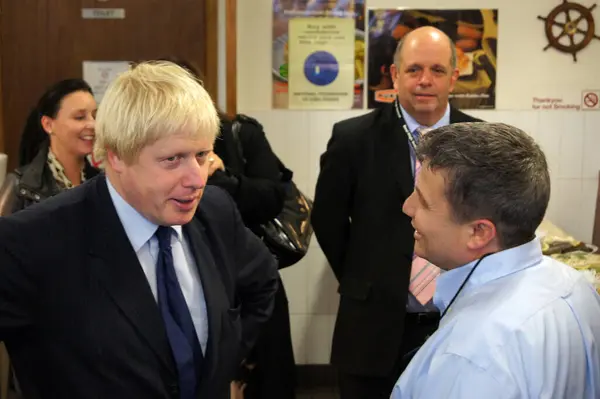 Londra Belediye Başkanı Boris Johnson Ekim 2010 Londra Daki Gants — Stok fotoğraf