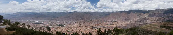 Cidade Cuzco Peru Panorâmica — Fotografia de Stock