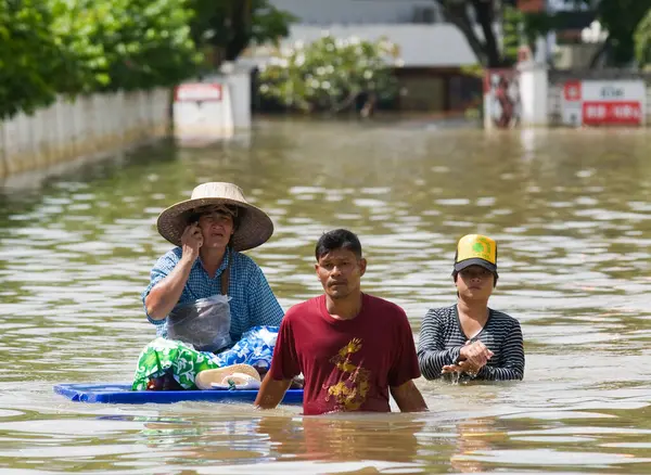 Flooding Nakhon Ratchasima Thailand — Zdjęcie stockowe