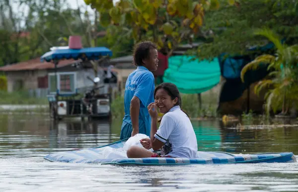 Flooding Nakhon Ratchasima Thailand — Stock Photo, Image