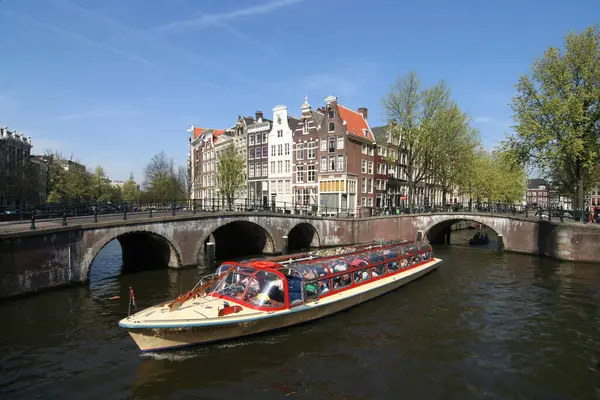 Amsterdam Touringboat Netherlands — Stock Photo, Image