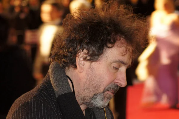 Tim Burton Alla Premiere Del Discorso Del Nel Centro Londra — Foto Stock