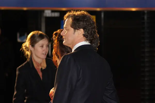 Colin Firth Premierze Przemówienia Króla Centrum Londynu Października 2010 — Zdjęcie stockowe