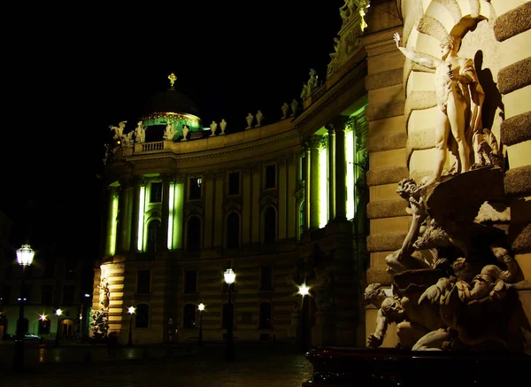 Viyana Daki Hofburg Sarayı Avusturya Viyana Güzel Bir Sokak Manzarası — Stok fotoğraf