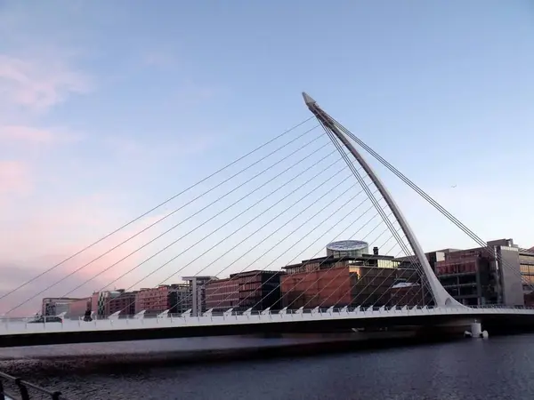 Vista Diurna Del Paisaje Urbano Dublin Destinos Turísticos Famosos — Foto de Stock