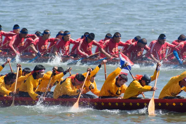 Longboat Racing Pattaya Thailand — Stock Photo, Image