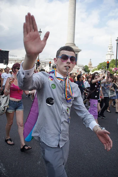 Gay Pride 2011 Trafalgar Square London July 2011 — 图库照片