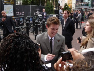 Xavier Samuel Alacakaranlık Tutulması Premiere 'de Merkez Londra 1 Temmuz 2010