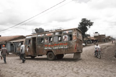 Loitokitok 'taki Otobüsün Görünümü