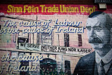 Belfast 'ta siyasi duvar resmi, Kuzey İrlanda