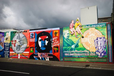 Belfast 'ta siyasi duvar resmi, Kuzey İrlanda