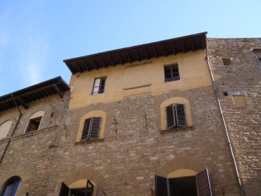 Floransa mimarisi manzaralı, tarihi İtalyan şehri 