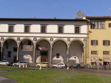 Floransa mimarisi manzaralı, tarihi İtalyan şehri 
