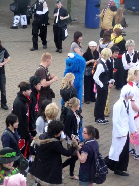 30 Mayıs 2010 'da Londons Excel Center' da Cosplay Etkinliği