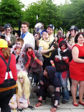 30 Mayıs 2010 'da Londons Excel Center' da Cosplay Etkinliği