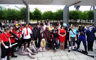 30 Mayıs 2010 'da Londons Excel Center' da Cosplay Etkinliği