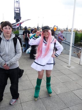 30 Mayıs 2010 'da Londons Excel Center' da Cosplay Etkinliği