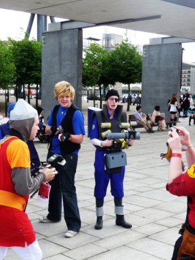 30 Mayıs 2010 'da Londons Excel Center' da Cosplay Etkinliği