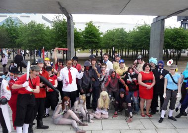 30 Mayıs 2010 'da Londons Excel Center' da Cosplay Etkinliği