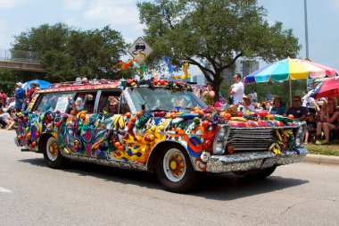  Houston Sanat Otomobili 2011. yaratıcı özel araba karnavalı.