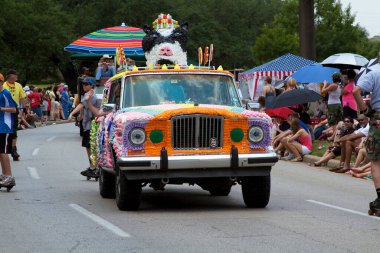  Houston Sanat Otomobili 2011. yaratıcı özel araba karnavalı.