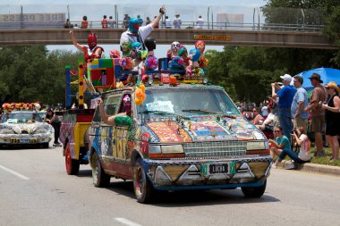  Houston Sanat Otomobili 2011. yaratıcı özel araba karnavalı.