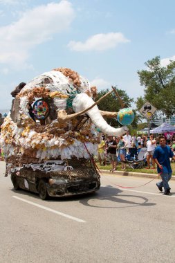  Houston Sanat Otomobili 2011. yaratıcı özel araba karnavalı.