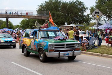  Houston Sanat Otomobili 2011. yaratıcı özel araba karnavalı.