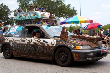  Houston Sanat Otomobili 2011. yaratıcı özel araba karnavalı.