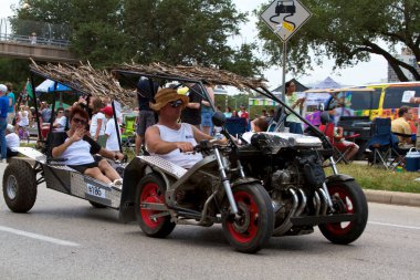  Houston Sanat Otomobili 2011. yaratıcı özel araba karnavalı.