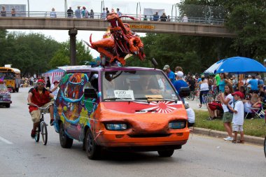  Houston Sanat Otomobili 2011. yaratıcı özel araba karnavalı.