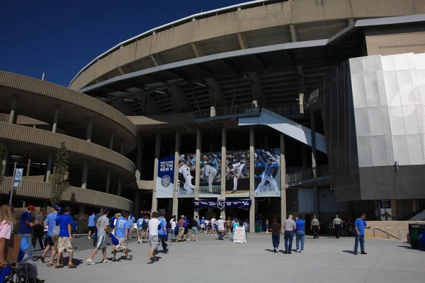 Kauffman Stadium Kansas City Royals Inglés Concepto Juego Béisbol —  Fotos de Stock