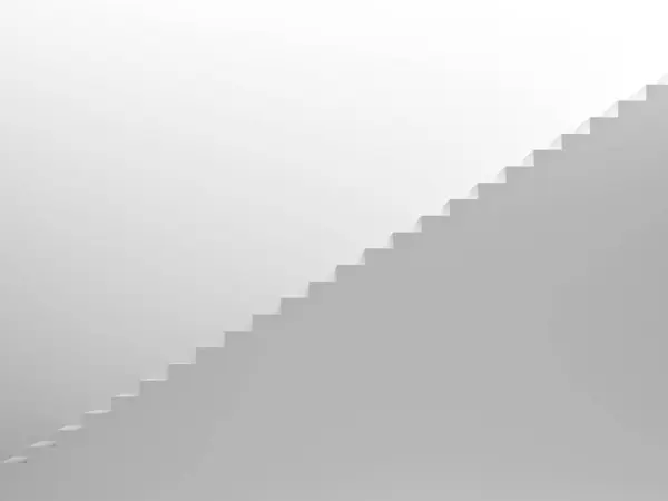White Empty Stairs Background — Stock Photo, Image