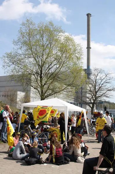 Антиядерный Протест Германии 2010 — стоковое фото