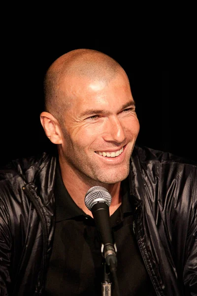 stock image French soccer star Zinedine Zidane       