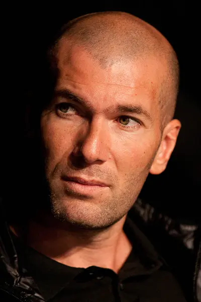 French Soccer Star Zinedine Zidane — Stok fotoğraf
