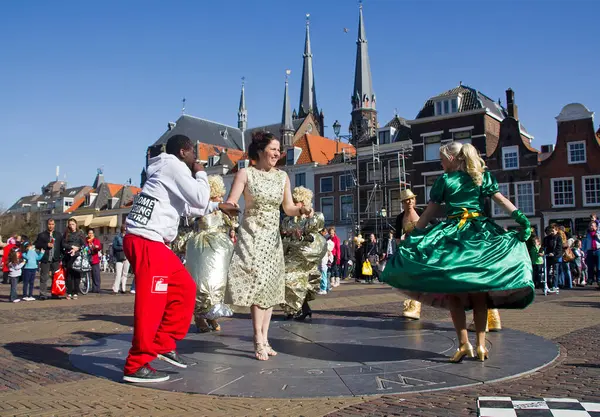 View Dancers Delft — Stock Photo, Image