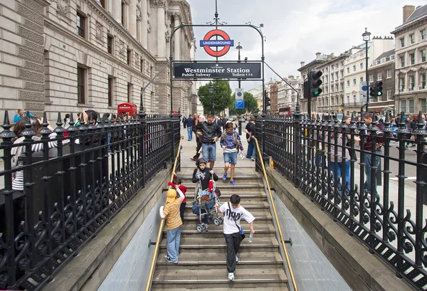 Westminster Station London — Stock Photo, Image