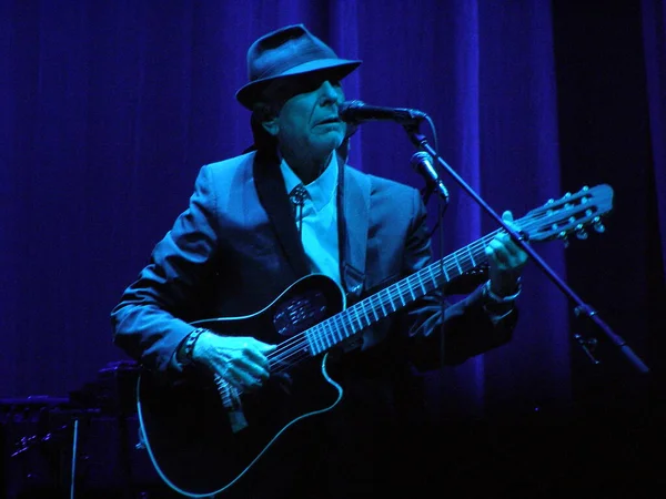 Leonard Cohen Florencia 2010 — Foto de Stock