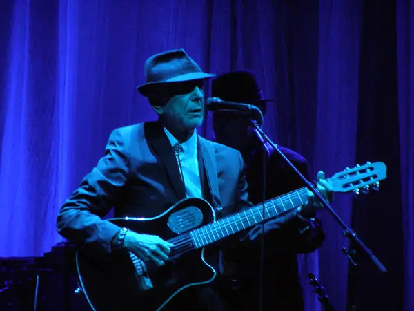 Leonard Cohen Firenze 2010 — Foto Stock