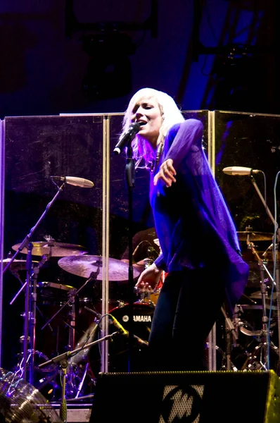 Halle Germany August Natasha Bedingfield Performs 75Th Laternenfest August 2011 — Stock Photo, Image