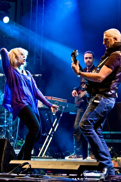 Halle Germany August Natasha Bedingfield Performs 75Th Laternenfest August 2011 — Stock Photo, Image